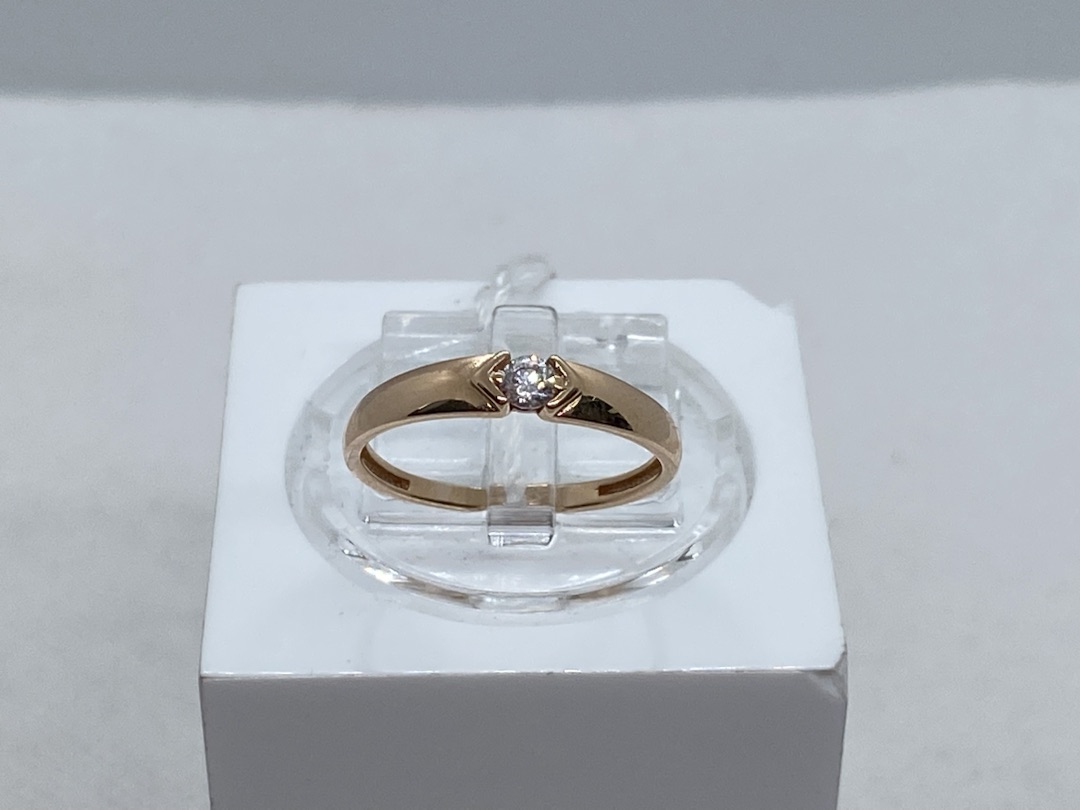 КОЛКМ585 КОЛЬЦО С КАМНЕМ (Au 585)