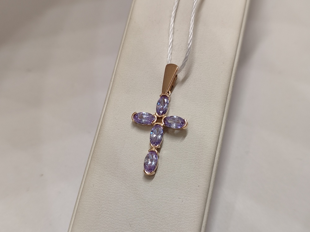 ПОДВЕСКА С КАМНЯМИ (Au 585)