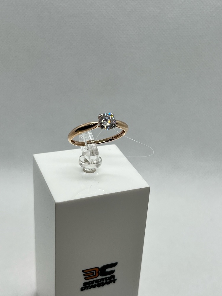 КОЛЬЦО С КАМНЕМ (Au 585)