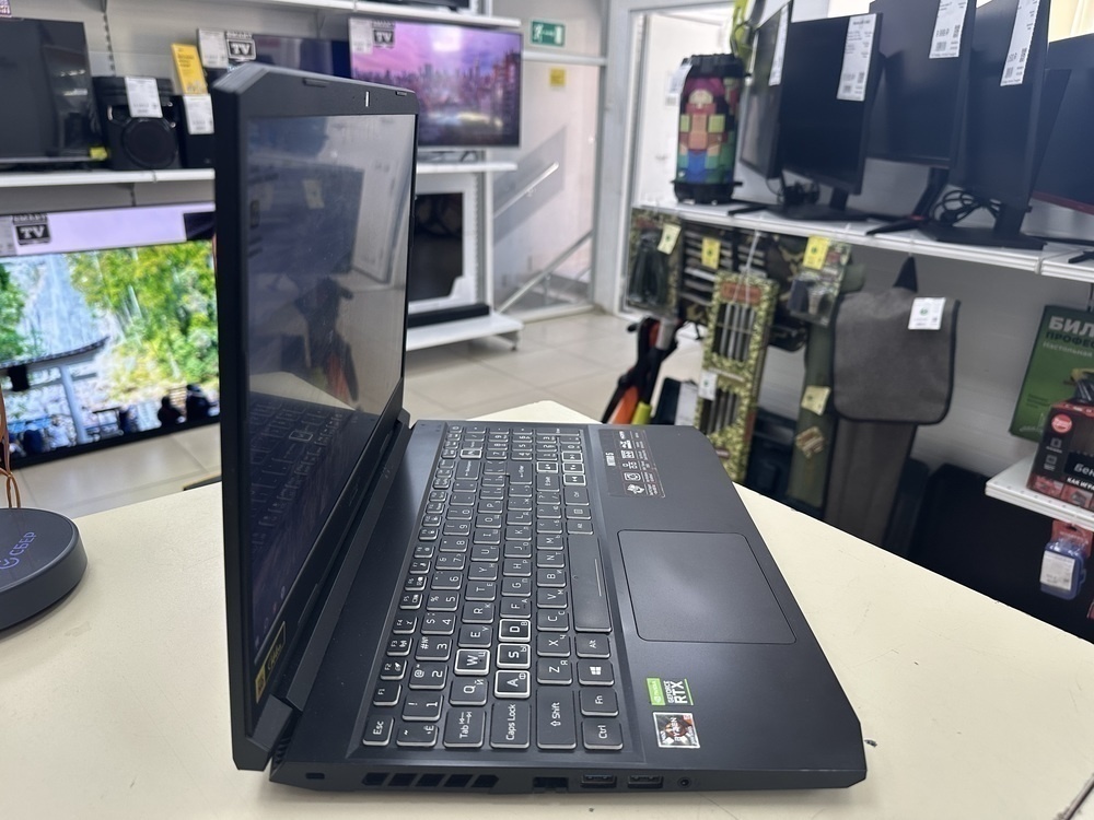 Ноутбук Acer; Ryzen 5 5600H, GeForce RTX 3060, 16 Гб, 500 Гб, Нет