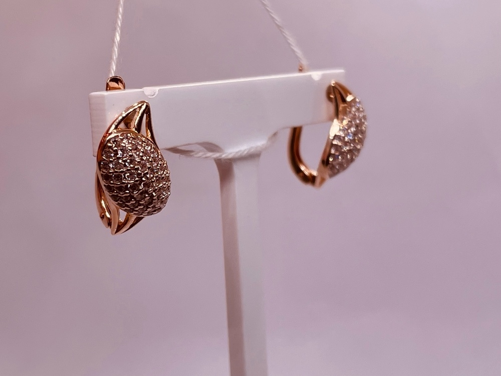 СЕРЬГИ С КАМНЯМИ (Au 585)