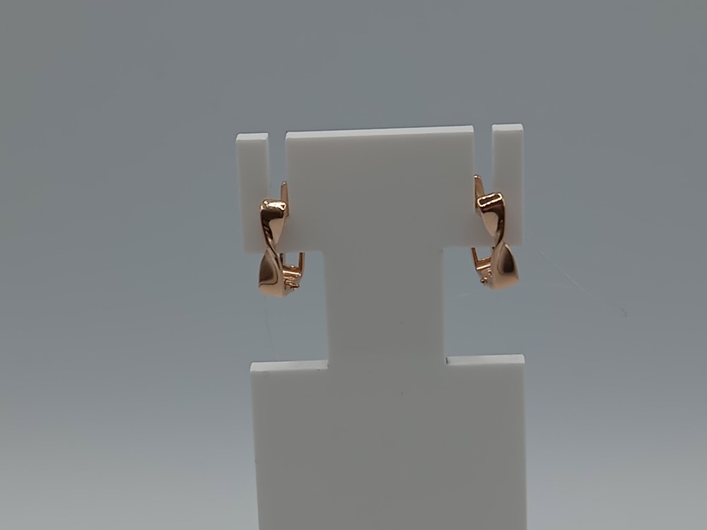 СЕРЬГИ БЕЗ КАМНЯ (Au 585)