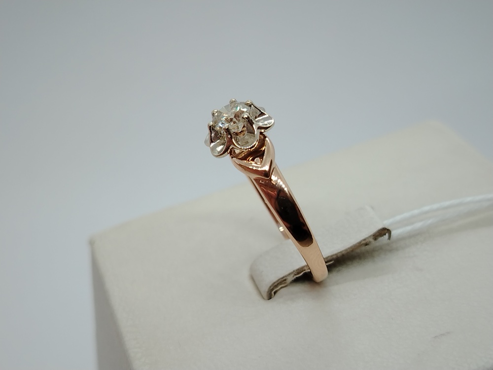 КОЛЬЦО БРИЛЛИАНТ Au 585