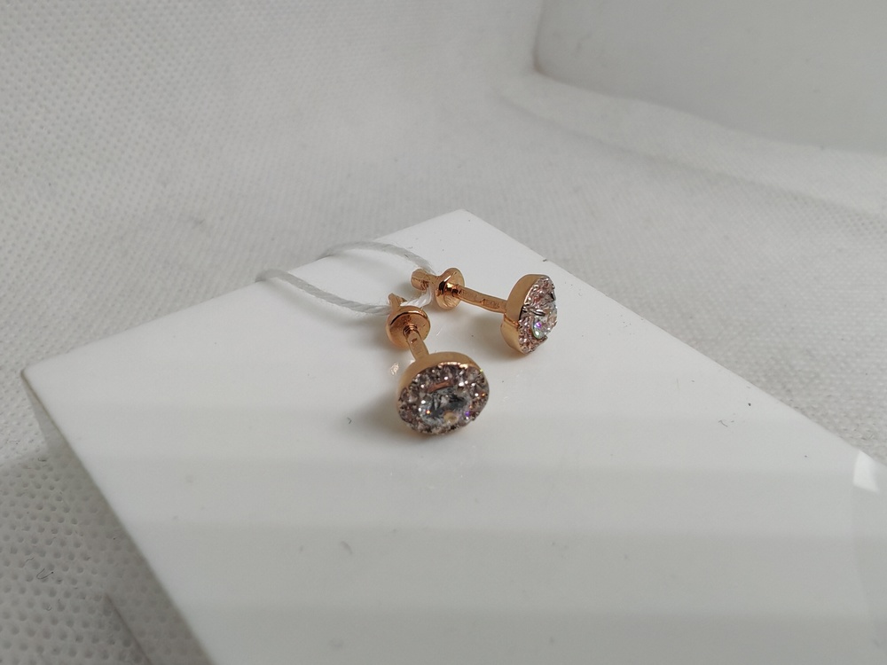 СПУС585 СЕРЬГИ ПУСЕТЫ (Au 585)