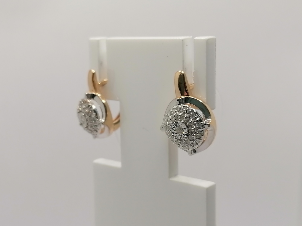 СЕРЬГИ БРИЛЛИАНТ (Au 585)