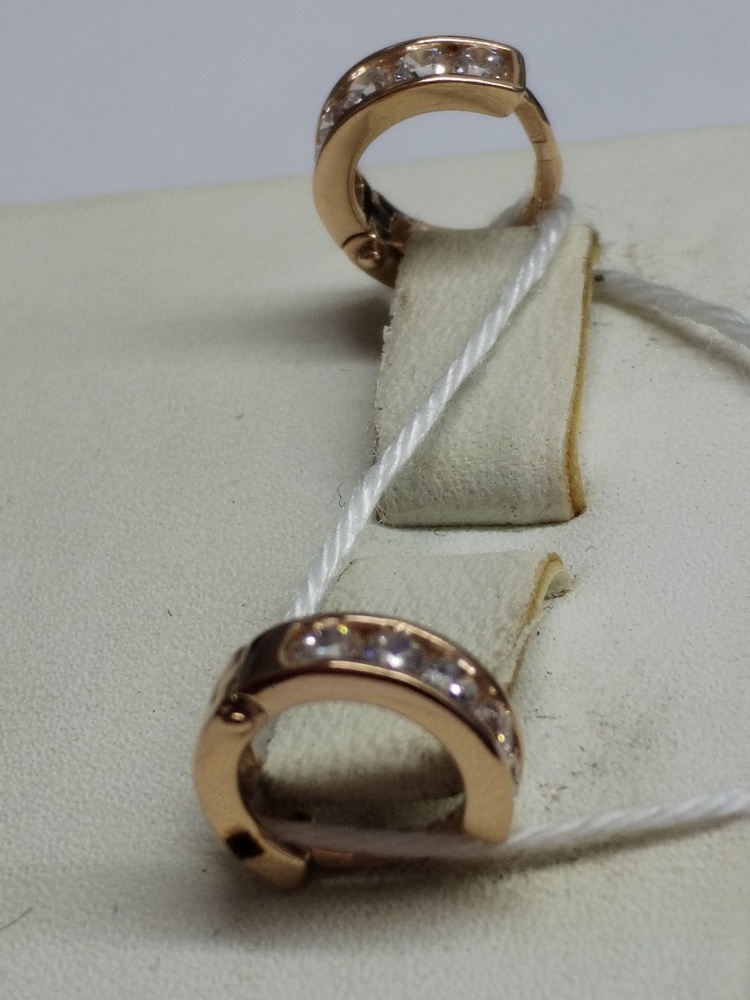 СКМИ585 СЕРЬГИ С КАМНЯМИ (Au 585)