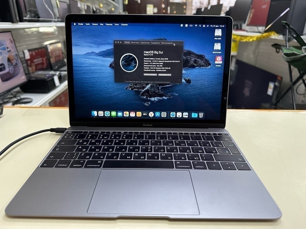 Ноутбук Apple retina 12-inch early 2015