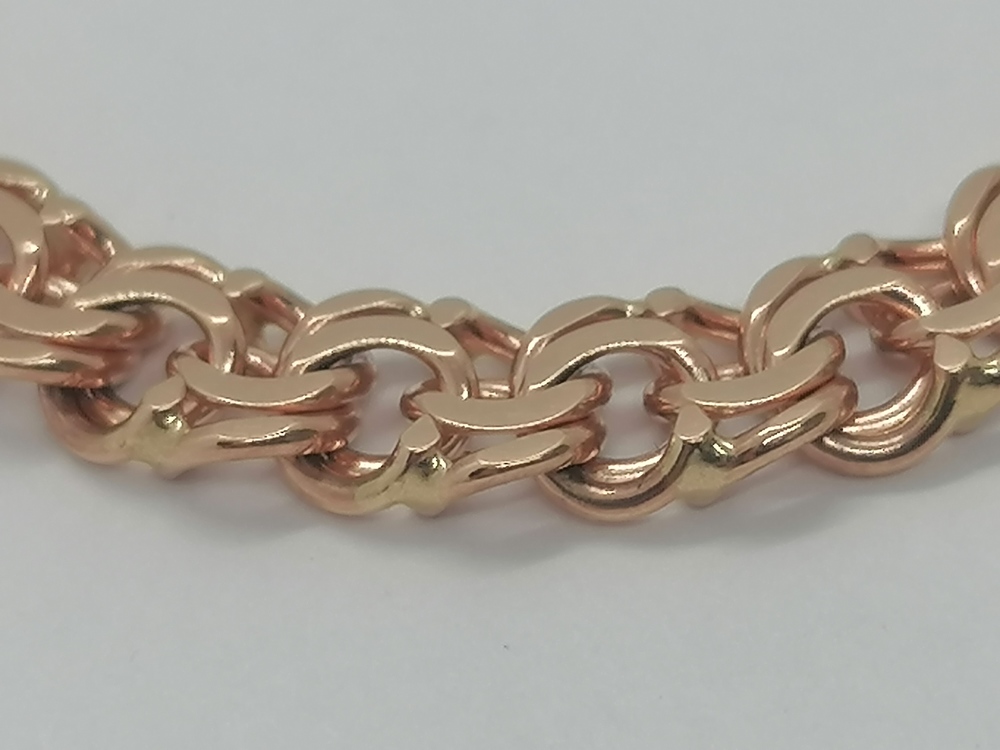 1600081 БРАСЛЕТ ПОЛНОВЕСНЫЙ Бисмарк (Au 585)