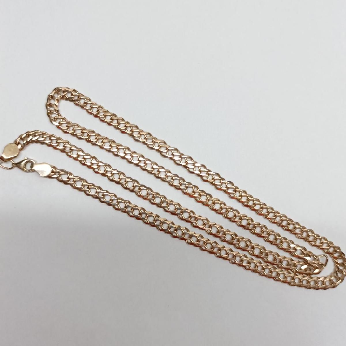 ЦЕПЬ ПОЛНОВЕСНАЯ Ромб двойной (Au 585)