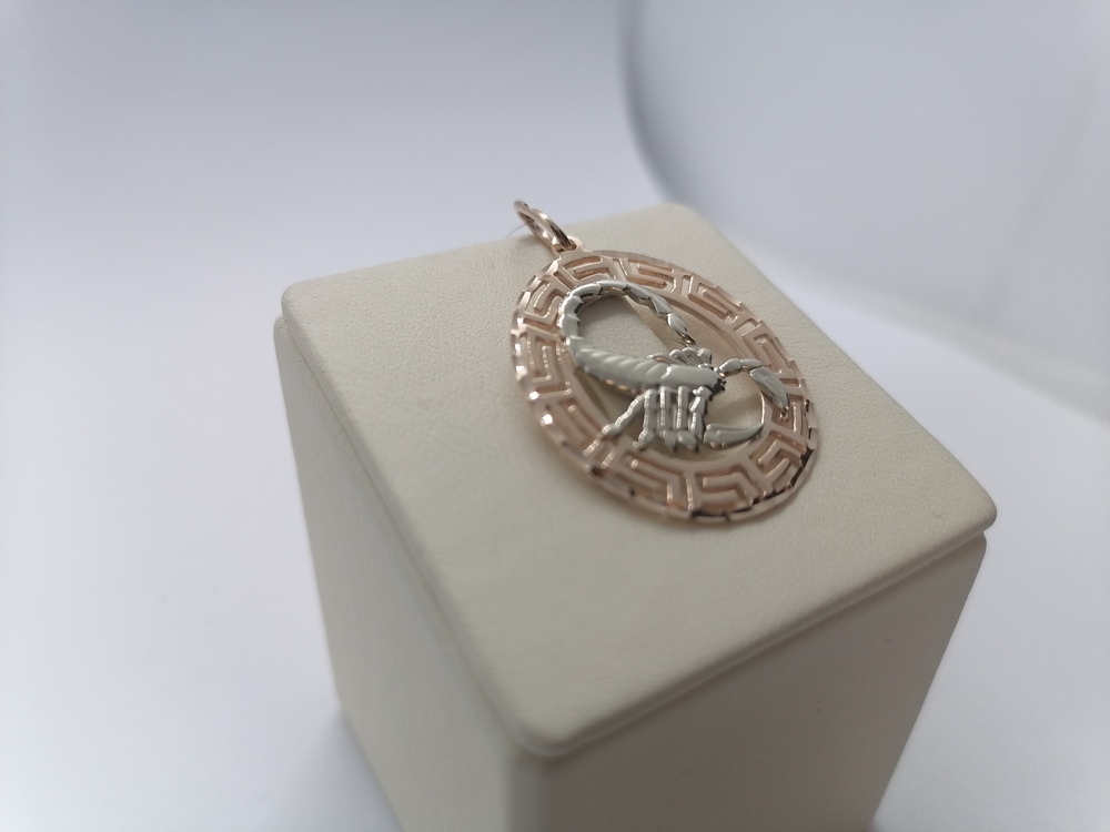 ПОДВЕСКА ЗНАК ЗОДИАКА СКОРПИОН (Au 585)