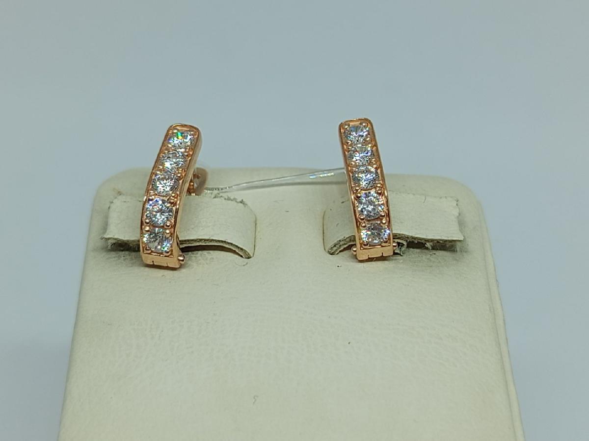 СЕРЬГИ С КАМНЯМИ (Au 585)