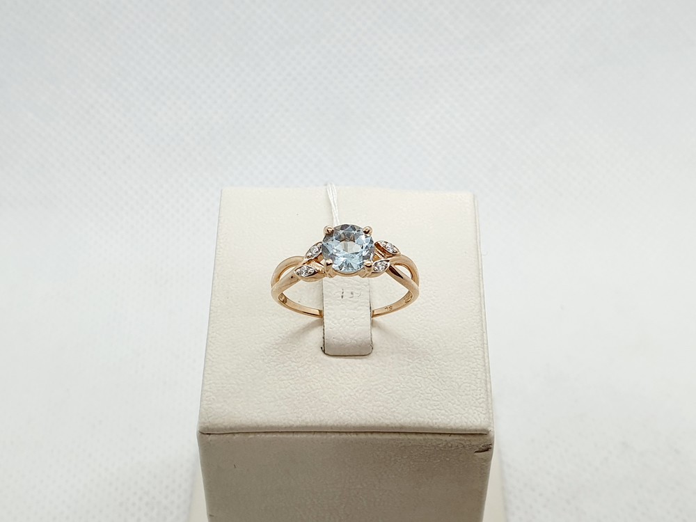 КОЛКМИ585 КОЛЬЦО С КАМНЯМИ (Au 585)