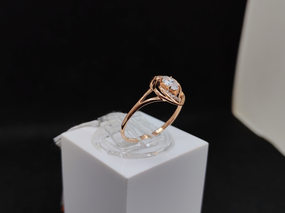 КОЛКМИ585 КОЛЬЦО С КАМНЯМИ (Au 585)