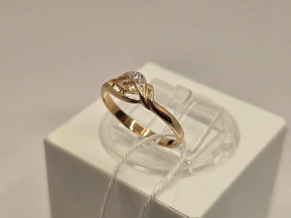 КОЛКМ585 КОЛЬЦО С КАМНЕМ (Au 585)