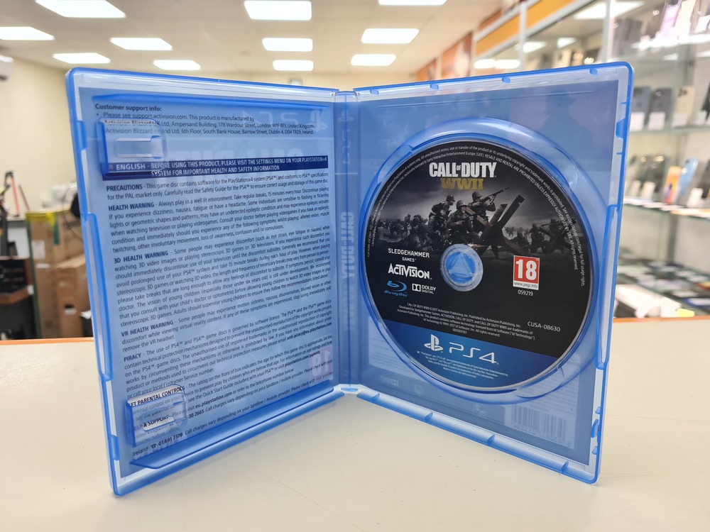 Игра Playstation 4 Call Of Duty WW2