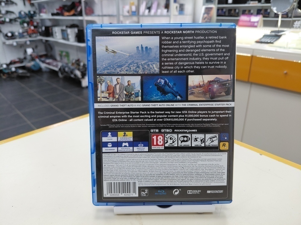 Игра Playstation 4 GTA 5