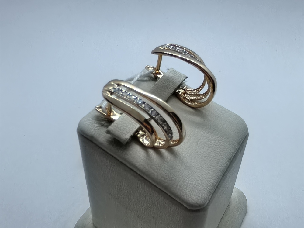 СЕРЬГИ С КАМНЯМИ (Au 585)