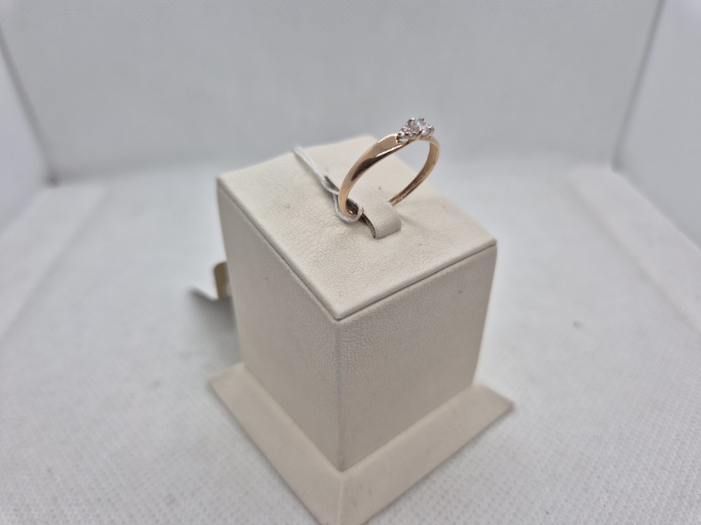 КОЛЬЦО С КАМНЯМИ (Au 585)