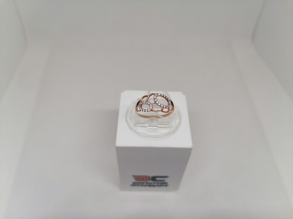 КОЛКМИ585 КОЛЬЦО С КАМНЯМИ (Au 585)