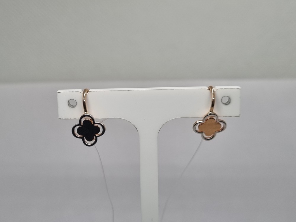 СЕРЬГИ ПЕТЕЛЬКА без камня (Au 585)