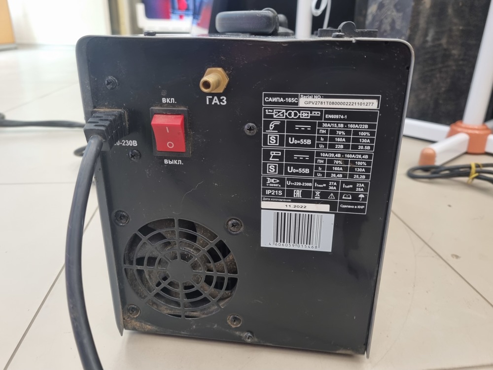 Сварочный аппарат Ресанта ПОЛУАВТОМАТ-САИПА-165