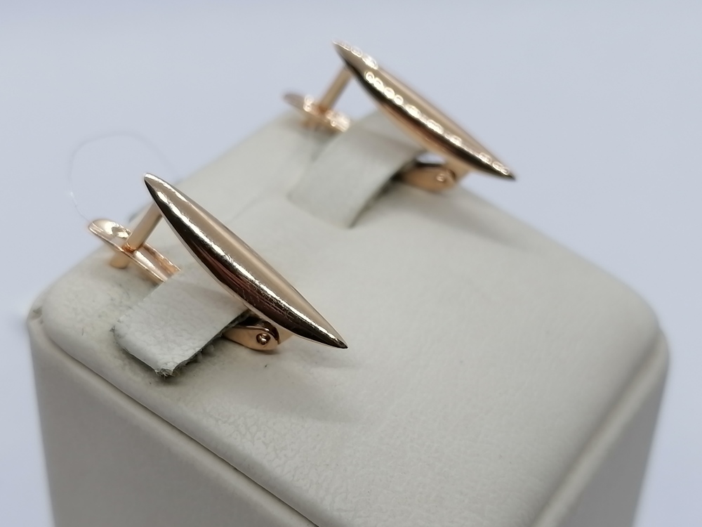 СЕРЬГИ БЕЗ КАМНЯ (Au 585)