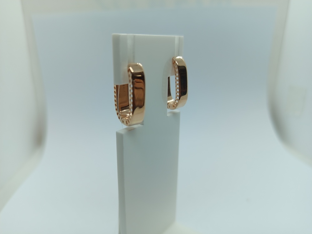 СЕРЬГИ БЕЗ КАМНЯ (Au 375)