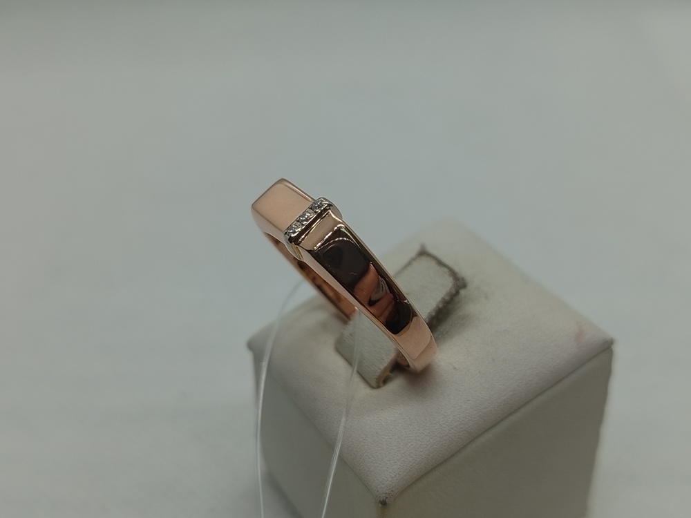 31-0322 КОЛЬЦО ПЕЧАТКА с камнями (Au 585)