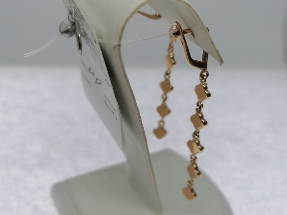 СЕРЬГИ С КАМНЯМИ (Au 585)