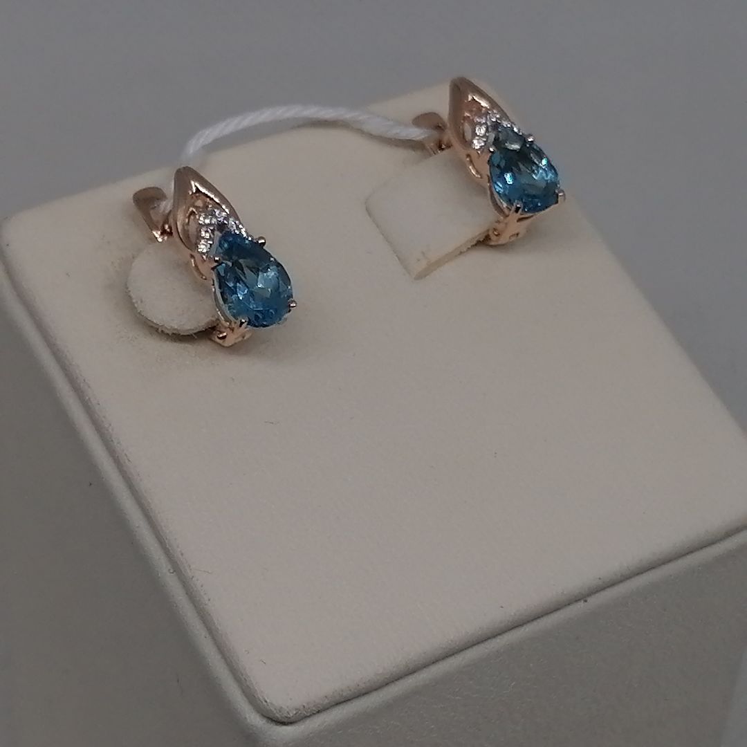 СКМИ585 СЕРЬГИ С КАМНЯМИ (Au 585) СКМИ585 СЕРЬГИ С КАМНЯМИ (Au 585)