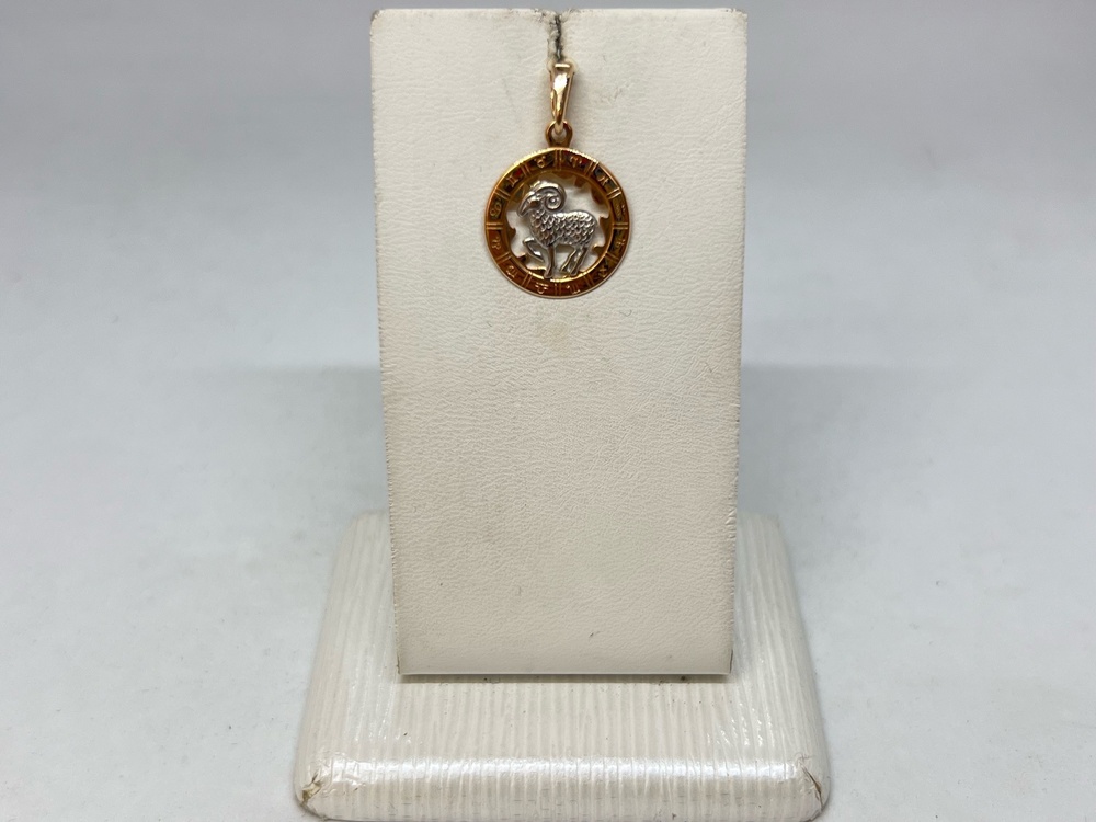 ПОДВЕСКА ЗНАК ЗОДИАКА ОВЕН (Au 585)