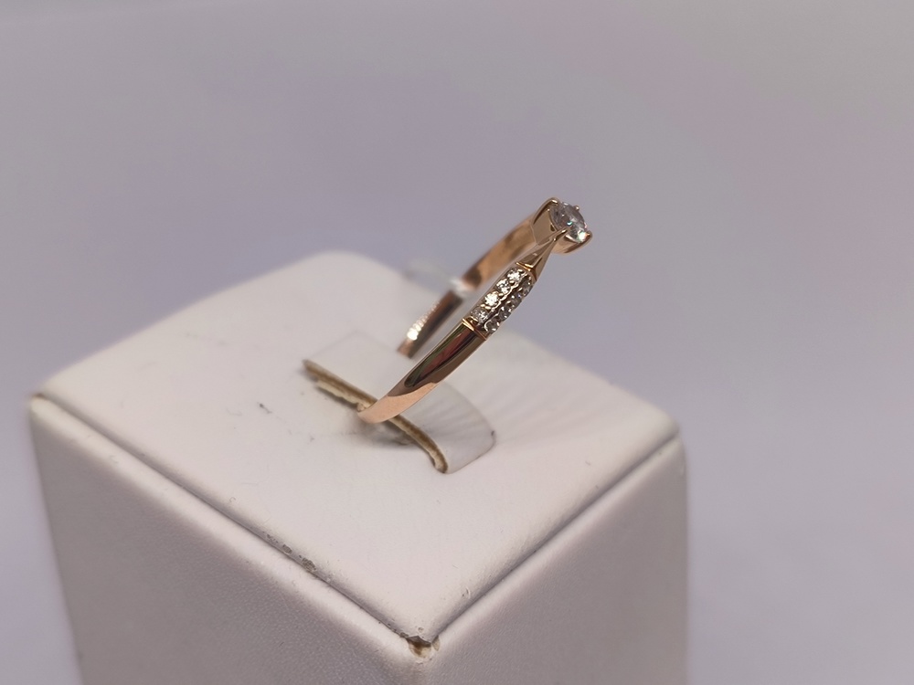 КОЛКМИ585 КОЛЬЦО С КАМНЯМИ (Au 585)