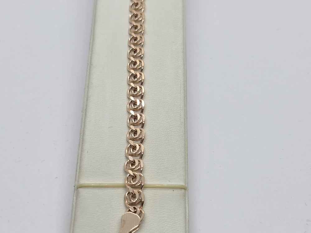 БРАСЛЕТ ПУСТОТЕЛЫЙ Лав (Au 585)