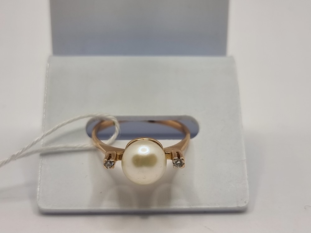 КОЛЬЦО С КАМНЯМИ (Au 585)