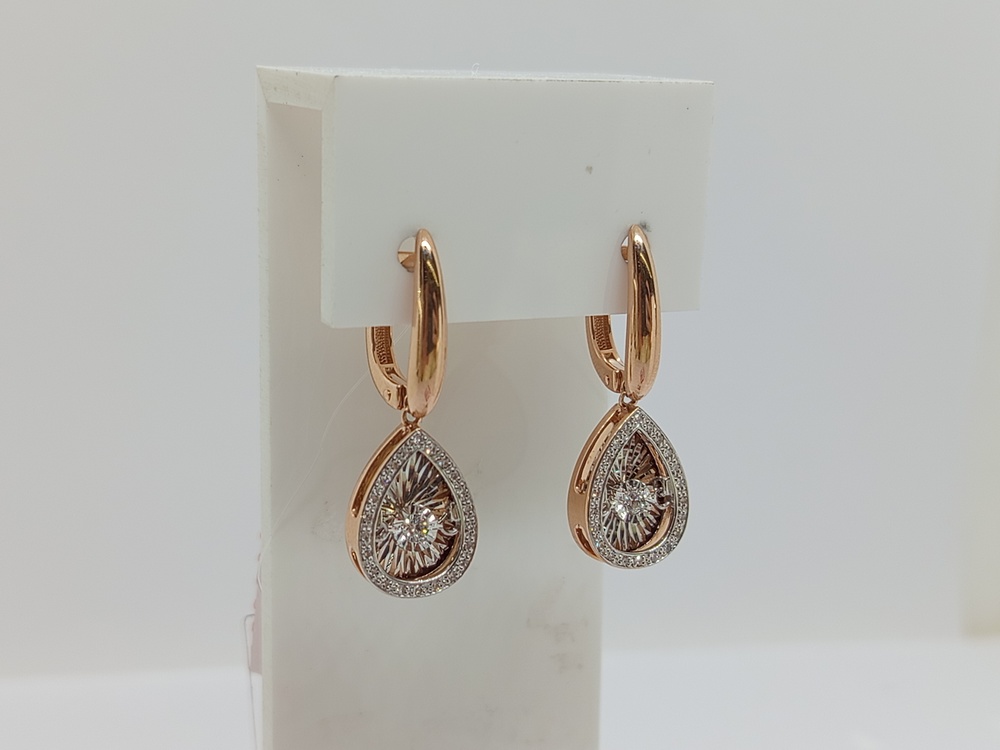 02-11-5497-31-00 СЕРЬГИ БРИЛЛИАНТ (Au 585)