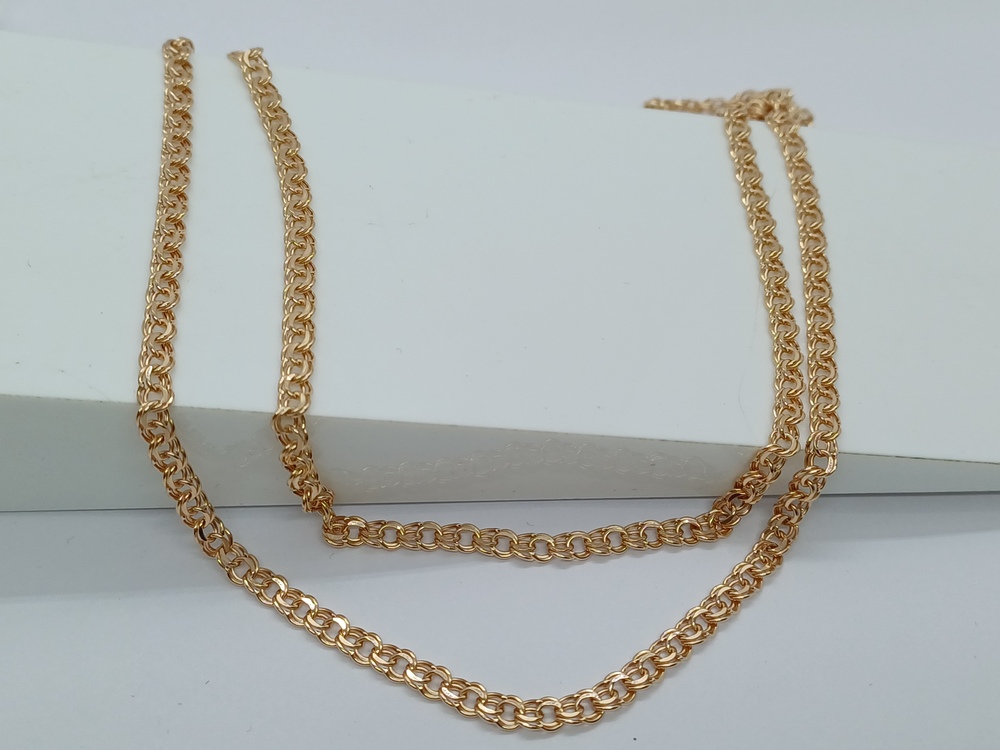 ЦПБС585 ЦЕПЬ ПУСТОТЕЛАЯ Бисмарк (Au 585)