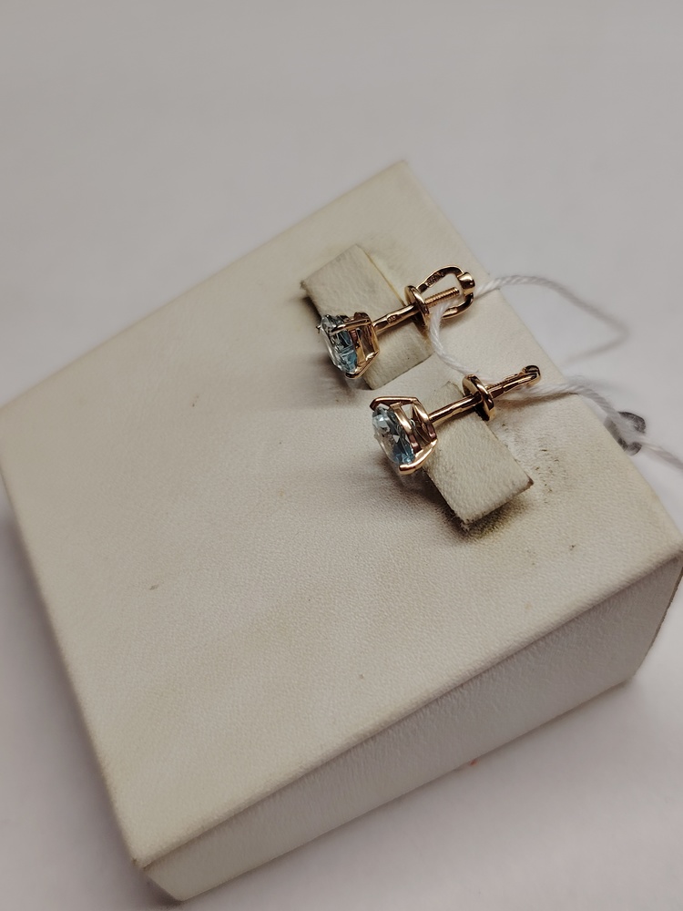 СПУС585 СЕРЬГИ ПУСЕТЫ (Au 585)