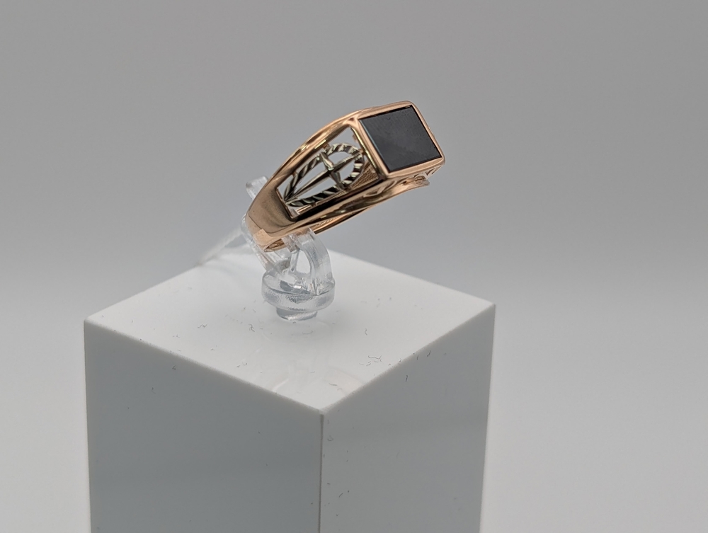 ПЕЧАТКА С КАМНЕМ (Au 585)