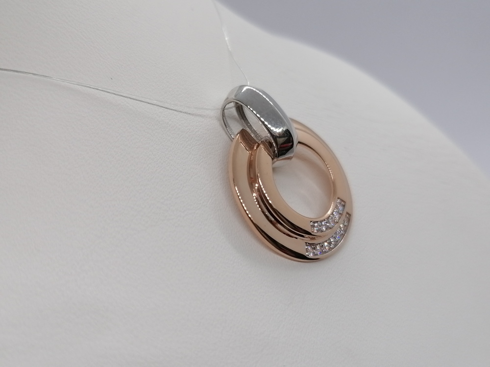 ПОДВЕСКА С КАМНЯМИ (Au 585)