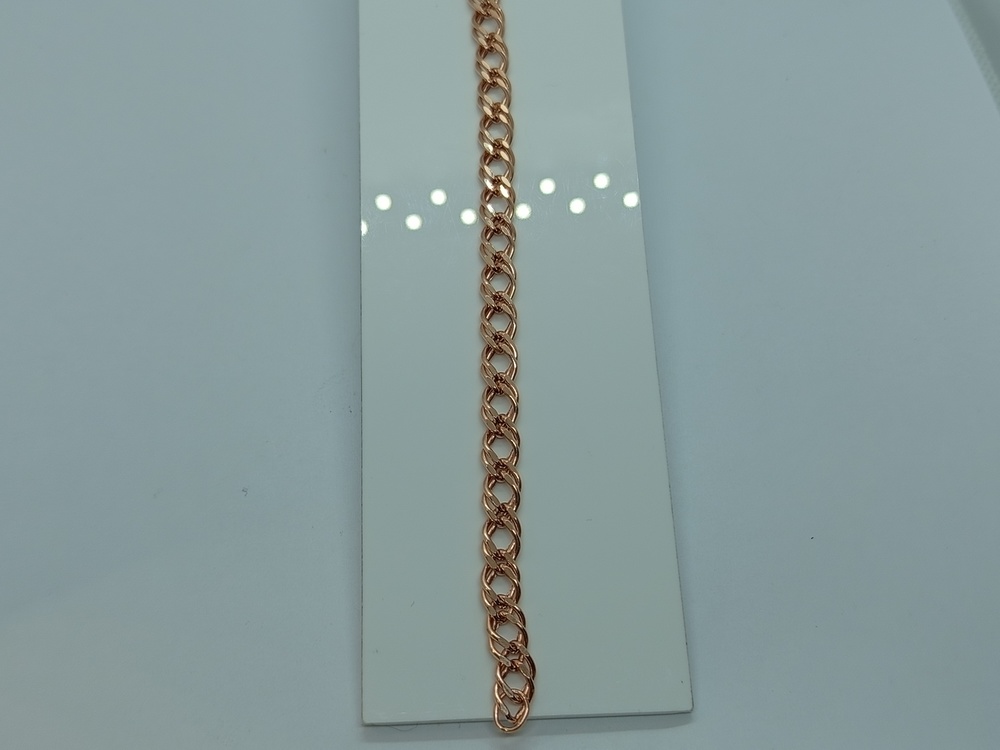 НБ 12-076ПГ БРАСЛЕТ ПУСТОТЕЛЫЙ (Au 585)