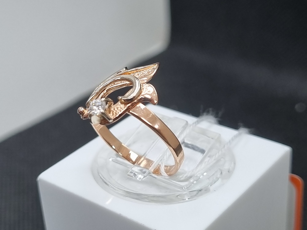 КОЛЬЦО БРИЛЛИАНТ Au 585