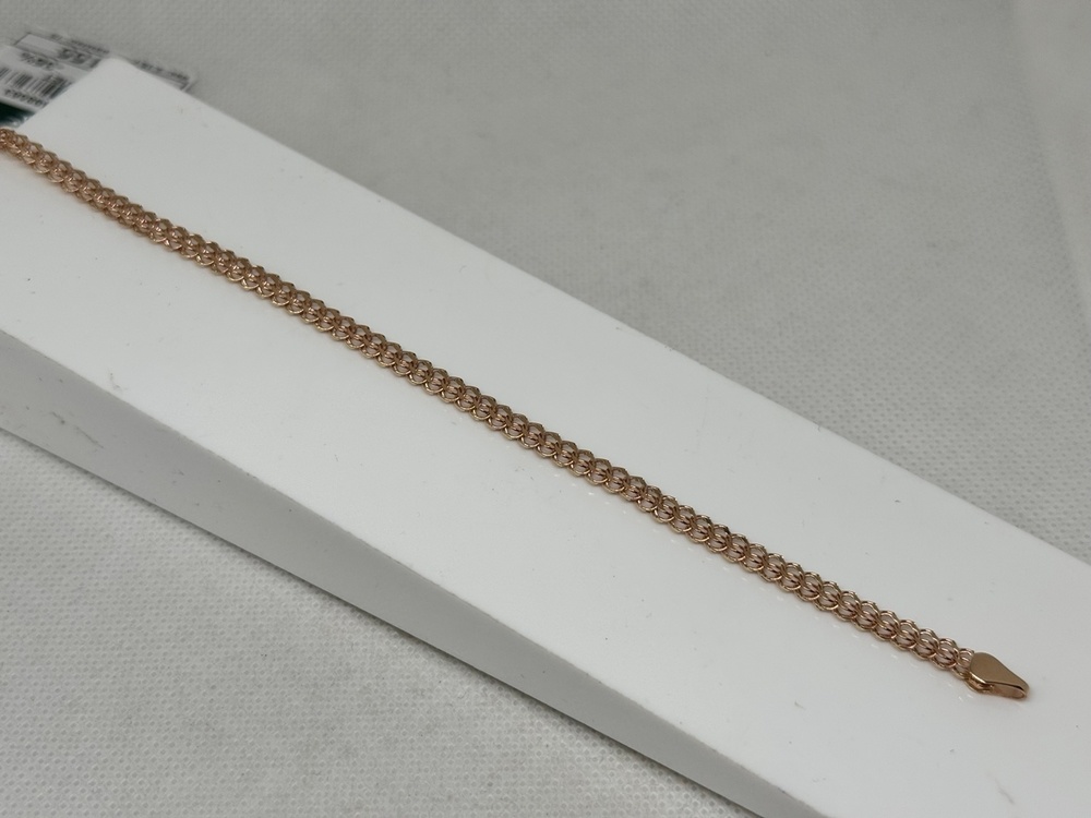 БРАСЛЕТ ПУСТОТЕЛЫЙ Итальянка (Au 585)