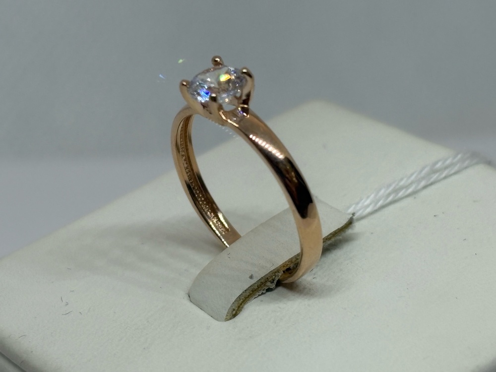 КОЛКМ585 КОЛЬЦО С КАМНЕМ (Au 585)