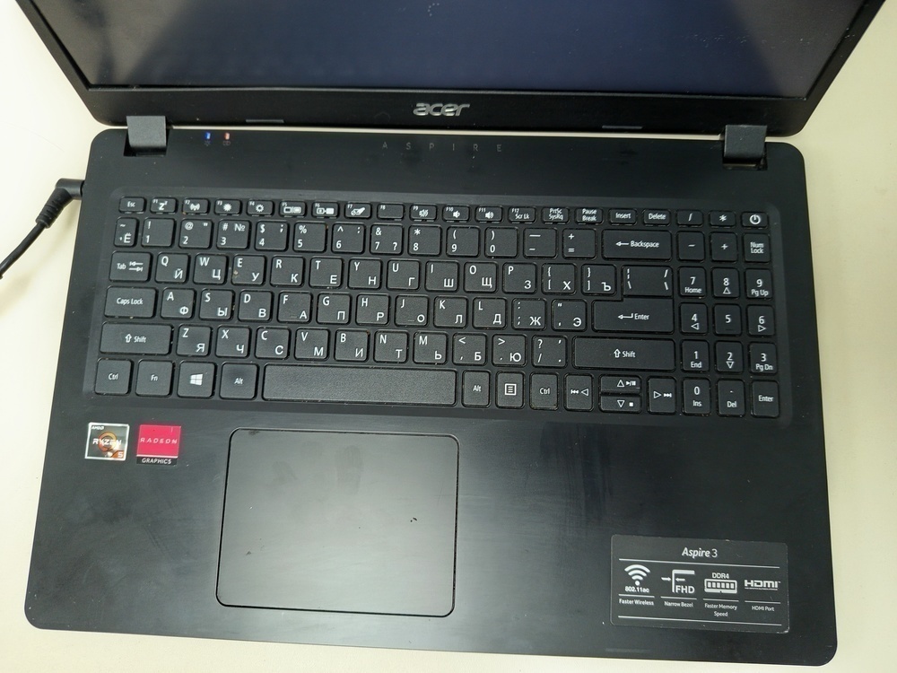 Ноутбук Acer a315-42g-r3gm; Ryzen 5 3500U, Radeon 540X Mobile, 8 Гб, 256 Гб, Нет
