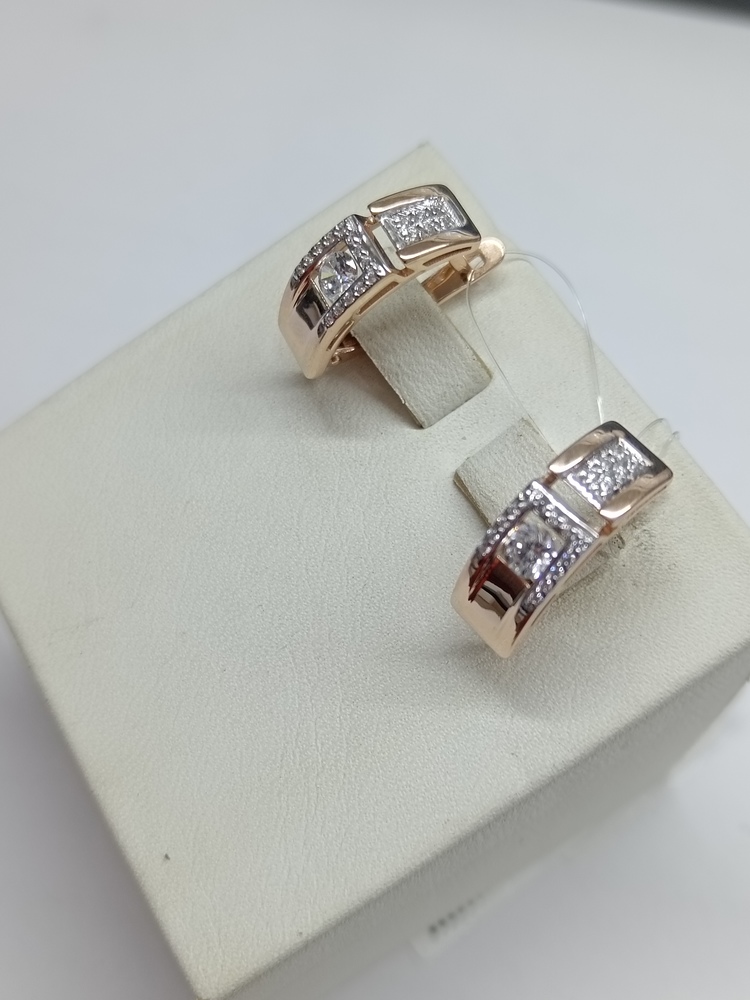 СЕРЬГИ С КАМНЯМИ (Au 585)