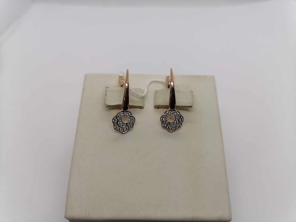 СЕРЬГИ С КАМНЯМИ (Au 585)