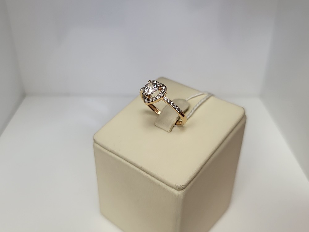 КОЛКМИ585 КОЛЬЦО С КАМНЯМИ (Au 585)