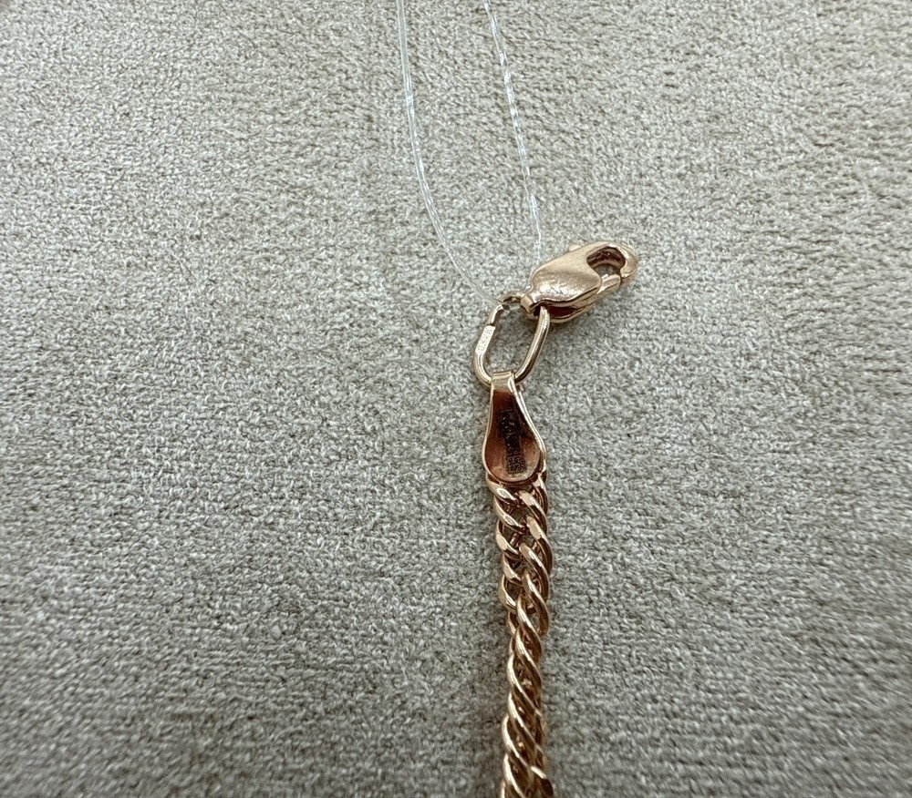 БРАСЛЕТ ПУСТОТЕЛЫЙ Панцирное (Au 585)