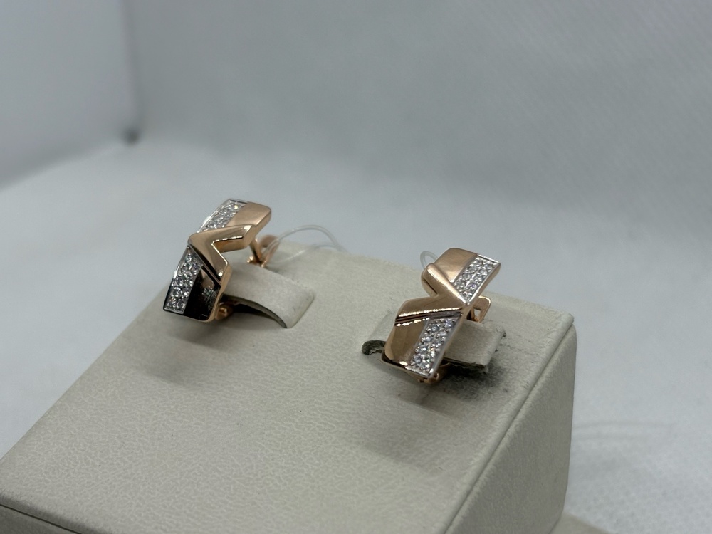 СЕРЬГИ С КАМНЯМИ (Au 585)