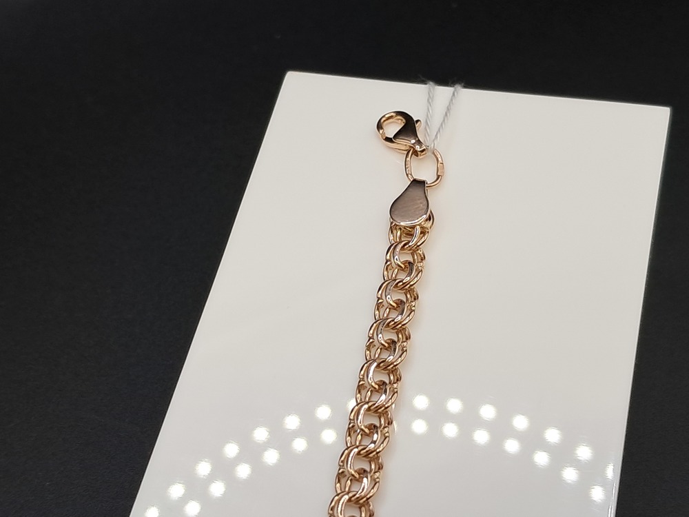 БЛБ585 БРАСЛЕТ ПОЛНОВЕСНЫЙ Бисмарк (Au 585)